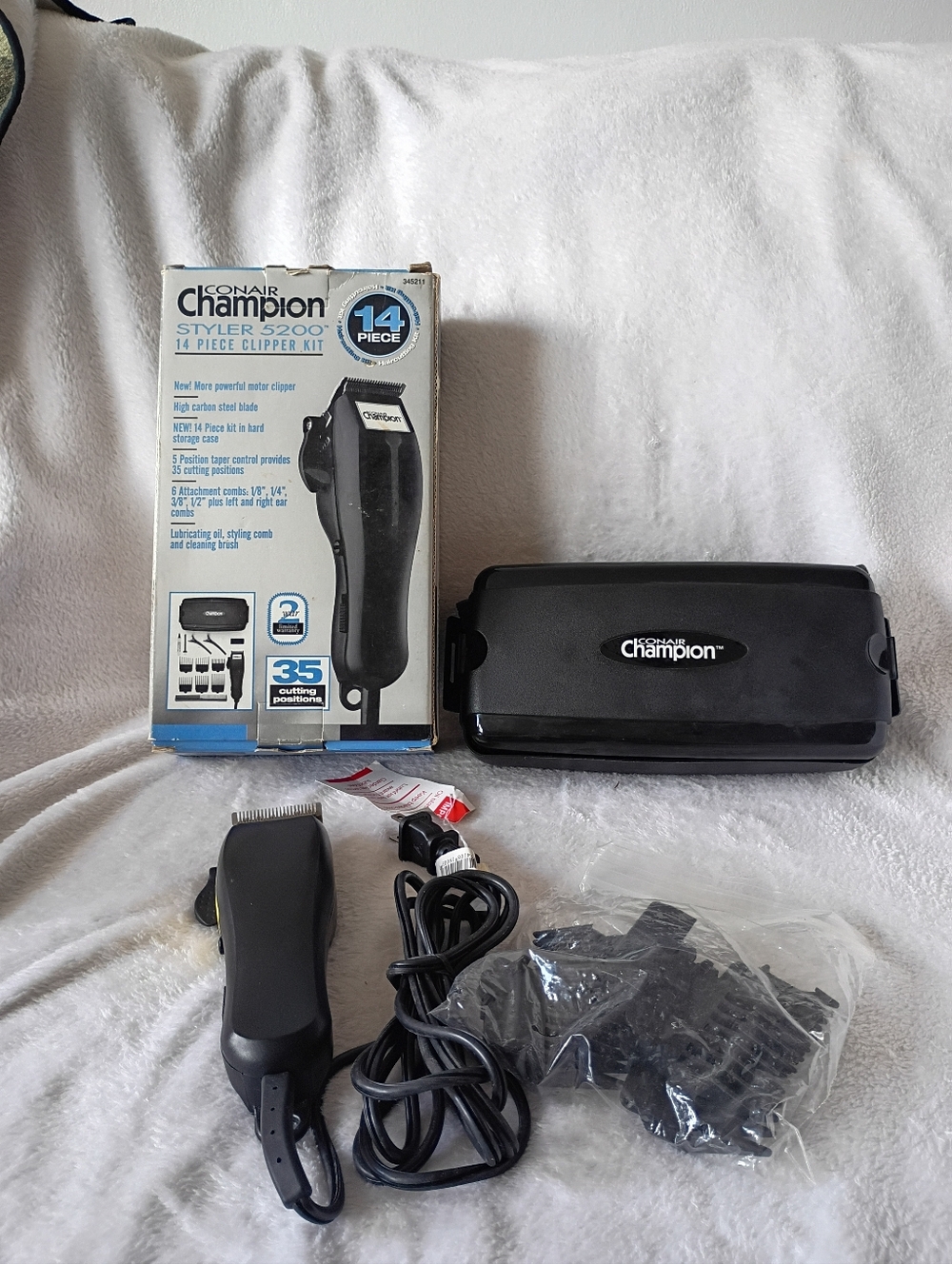 Conair Champion Styler 5200 Corded Hair Clipper - Black